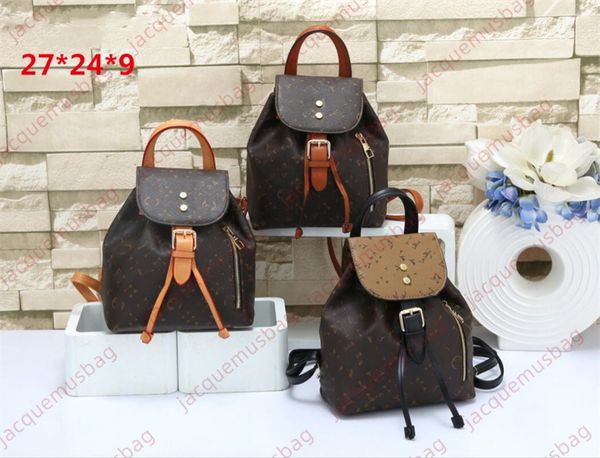 

montsouris backpack designer bag women knapsack drawstring handbag luxurious shopping back pack wallet hobo purse lady leather monograms sat