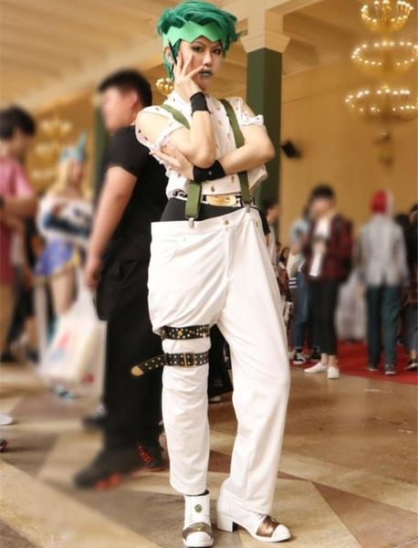 

jojo039s bizarre adventure rohan kishibe cosplay costume halloween carnival custom made7980359, Black