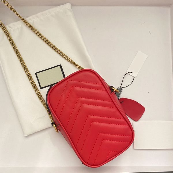 

vertical cowhide phone bag women shoulder bags designer crossbody purse metal chain shoulder strap fashion gold metal hardware letter genuin