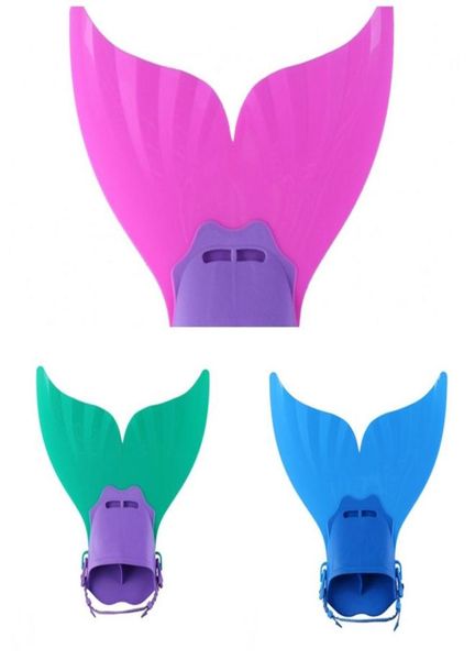 

mermaid children webbed feet monolithic whale tail fins summer beach fashion security soft flippers eco friendly factory direct 248002115