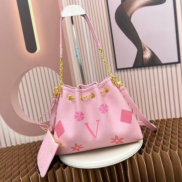 

classic bucket bags the tote bag chain pink bag luxury handbag designer bag woman shoulder bags cross body bag