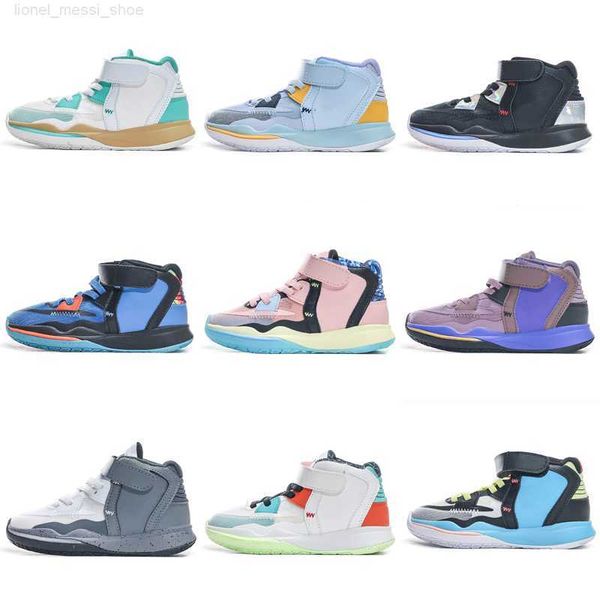 

kyrie 8 infinity kids basketball shoes sneakers 8s chinese new year cny future past man machine aluminum lucky charm designer trainers size, Black