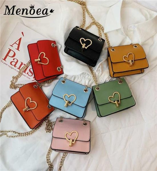 

menoea girl accessories girls heart bags 2020 fashion kids geometric shape girl packages baby pu bag toddler bags children6582545, Yellow