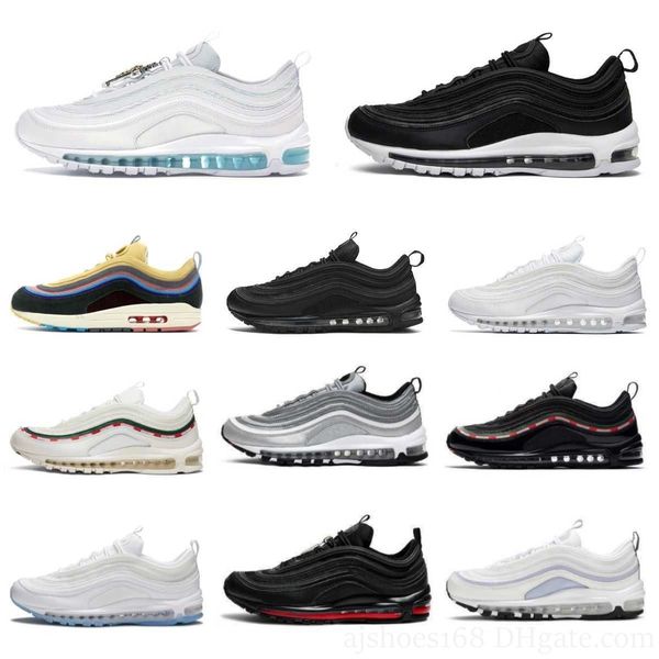 

trainers max 97 mens casual shoes mschf x inri jesus undefeated black crucifix triple white metalic women designer air 97s sean wotherspoon