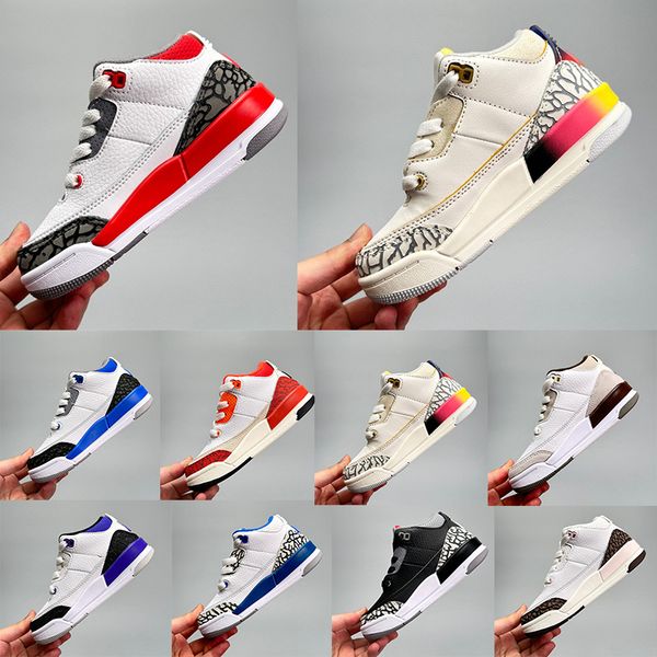 

high 3 basketballs gs court side kids infant outdoor girls boys youth children sneakers sport trainers size 24-35, Black