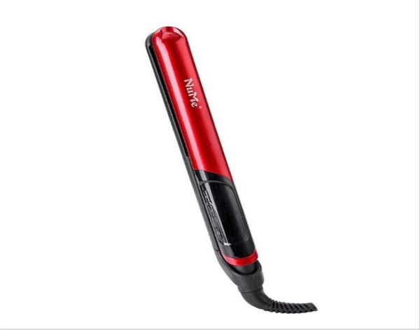 

electric hair straightening iron ceramic 1039039 flat wand straightener iron 110v240v silk smooth hair straighter fringe cu3979035, Black