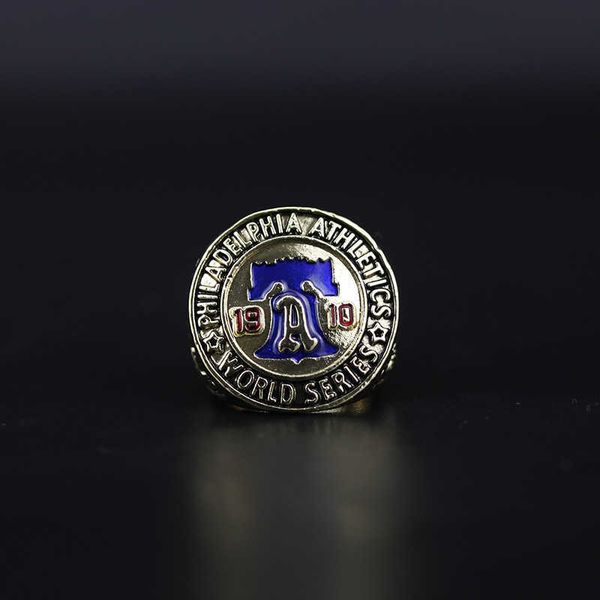 

1910 philadelphia sportsman hall of fame connie mack world series baseball championship ring, Silver
