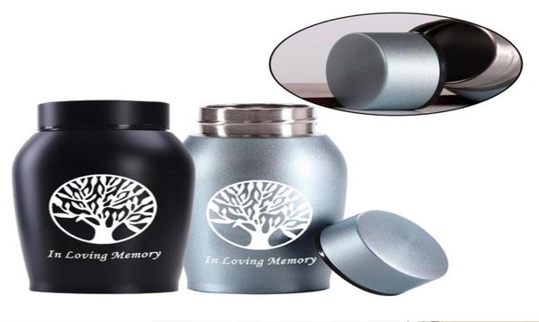 

tree of life cremation jewelry urn aluminum alloy ashes jar big jar keepsake memorial pet or humanin loving memory71442884166760, Silver