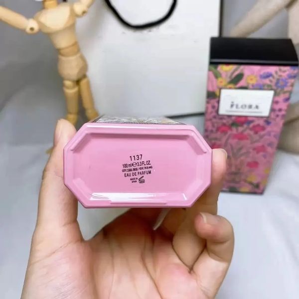 

flora perfume 100ml women perfumes eau de parfum 3.3fl.oz long lasting smell blossom fruit flower edt lady spray fragrance cologne version q