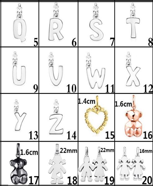 

2020 100 925 sterling silver bear pendant elegant fashion women039s jewelry manufacturer whole 92564768