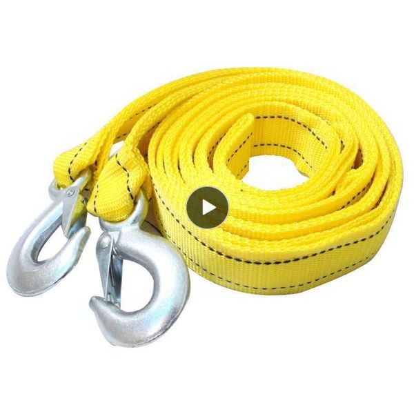

ropes bars 300cm ton tow rope heavy duty towing pull cable with high strength nylon trailer strap car rescue tool accessories r230807