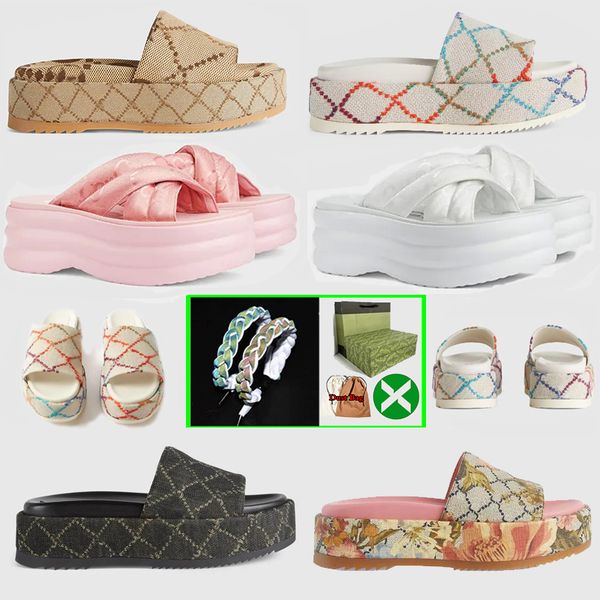 

mens sandals macaron slippers ladies summer beach stripes casual flip flops heightening slippers designer slippers sandals cotton fluffy fur, Black