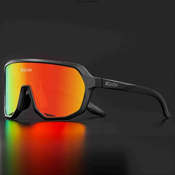 

scvcn trend color lens sunglasses men's driving bicycle glasses women's leisure sports hiking glasses uv400 protective glasses, White;black