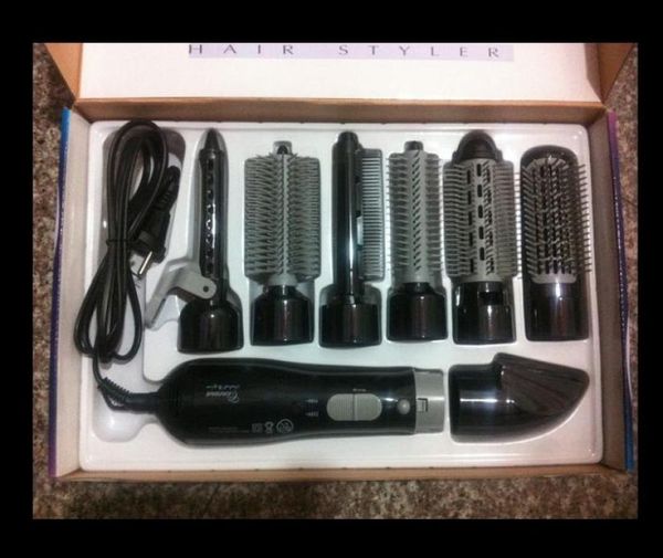 

multifunction wind comb curly hair hair dryer hair dryer volume pear head bobo head straight hair stylers3259889, Black