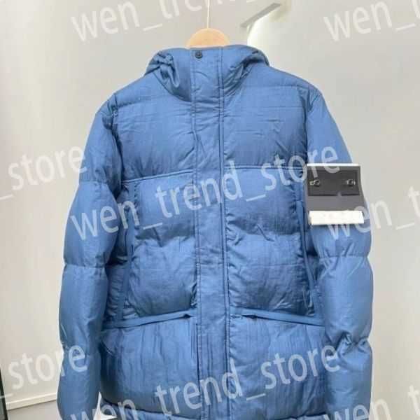 

designers mens down jacket winter reflective cotton metal nylon waterproof and warm thickened jackets coats stone w1 3 24go, Black