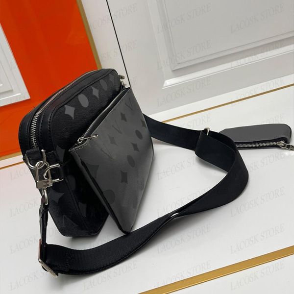 

gentleman designer bags man messenger bag crossbody classic wide shoulder strap purse leisure officially handbag