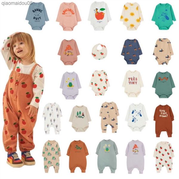 

baby girls romper tc brand 2022 new autumn fashion infant onesie cartoon print toddler kids outfits cotton baby boy clothes bebe l230712, Blue