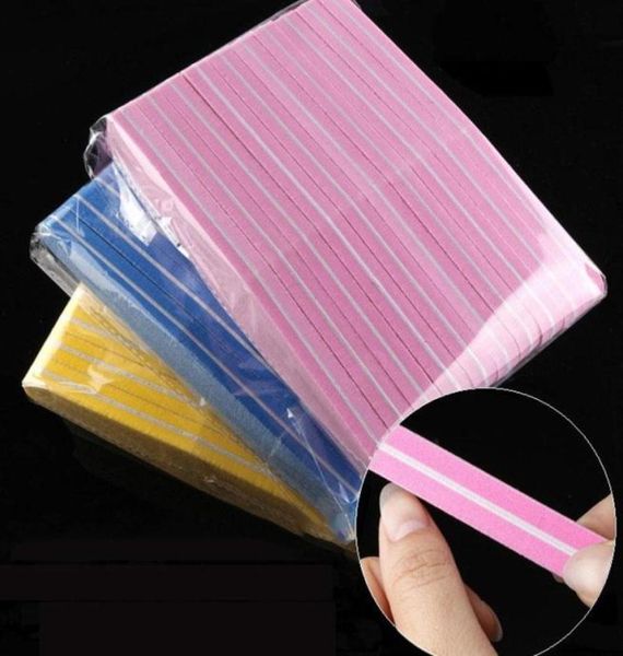 

nail files colorful double side file buffer 100180 trimmer lime art tools washable buffing sanding sponge8107955