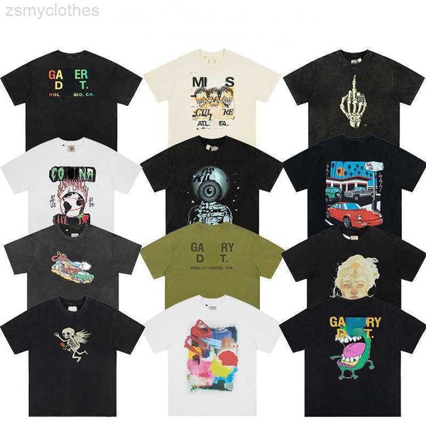 

ggalleryes short sleeved t shirt mens sweatshirt designer t shirt letter pattern tee men women loose pullover couple designers mam clothing, White;black