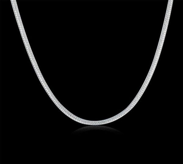 

chains silver plated necklace 925 fashion jewelry chain 2mm4981814