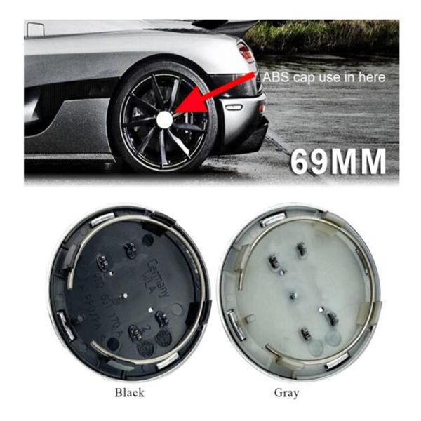 

80pcs 69mm car styling wheel center covers badge hubcaps 4b0601170a for a3 a4 a5 a6 a7 a8 s4 s6 accessories281c