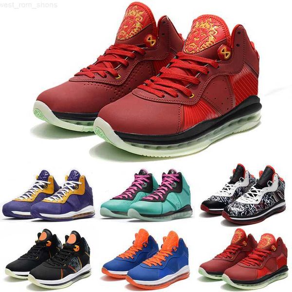 

2022 basketball 9 9s lakers hook space jam dutch blue harwood classic bred 8 8s viii south beach men sports sneaker trainer outdoors shoes s, Black