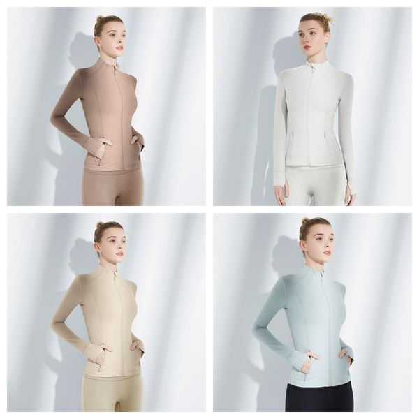 

yoga suit running sports long sleeved slim fitting fitness suit coat, women's slimming jacket, women's, White;red