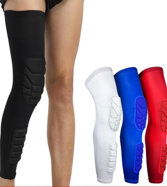 

1pc knee pad sleeve long breathable leg protector protective cover outdoor fitness basketball football sportswear accessories9023902, Black;gray