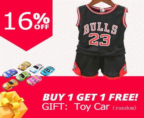 

child boy summer clothes children039s basketball uniform baby boys tracksuit 2pcs set kids boys sports clothes set vest short p2628020, White