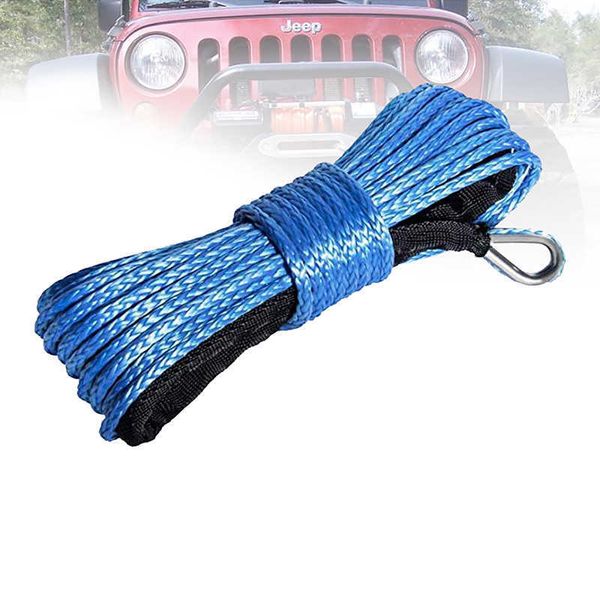 

ropes towing bars 6mm 30m emergency synthetic winch rope for atv truck accessories r230807