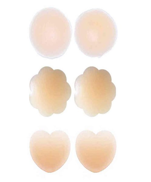 

5pc women nipple pasties self adhesive silicone nipple cover invisible reusable nipple covers stickers bra pad accessories y2207259897955