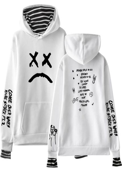 

new lil peep hoodie hellboy lilpeep men women hooded pullover male female sudaderas cry baby hood hoddies sweatshirt love sh190837151384, Black