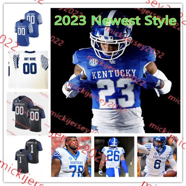 

keeshawn silver kentucky wildcats football jersey 52 ben christman 10 jantzen dunn 54 tanner bowles 6 jonquis hardaway kentucky jerseys cust, Black
