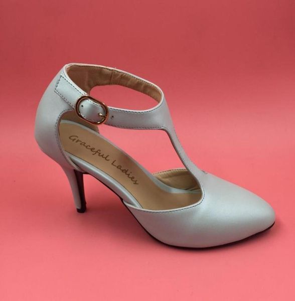 

light mint tstrap wedding shoes 7cm med heels round toe bridal accessories pump shoes for brides stilettos wedding pump shoes 2014792452, Black