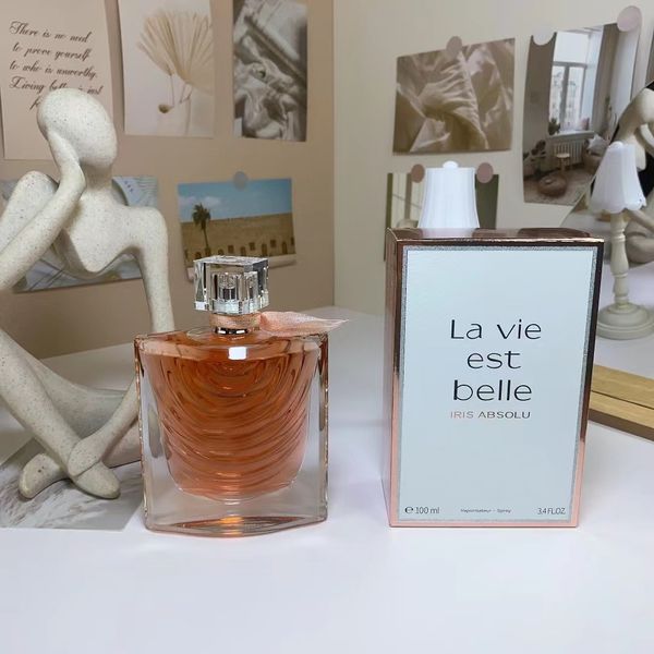 

new la vie est belle iris absolu perfumes eau de parfum for women cologne body mist spray 100ml edp lady fragrance long lasting pleasant vap