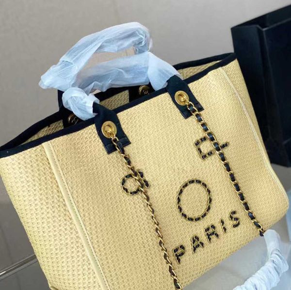 

women's luxury classics beach bag brand ch women evening handbag fashion designers backpack knitting female large capacity handbags met