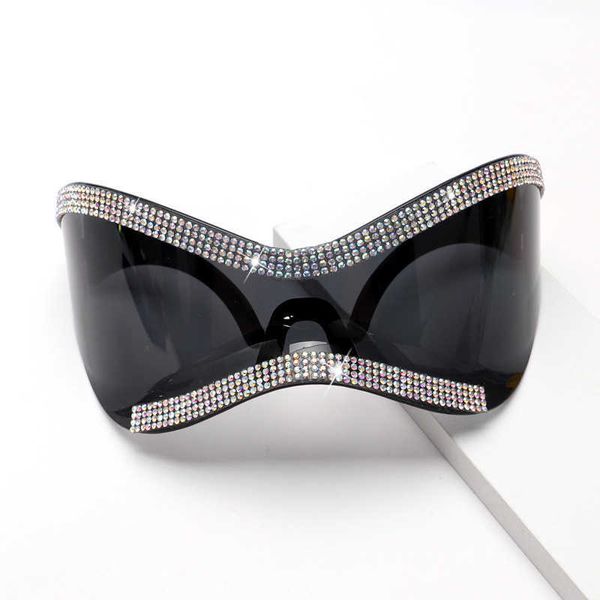 

Designer Oakli sunglasses luxury brand fashion men's and women's glasses Future Technology Super Punk Sports Mask AB Row Drill One Piece Y2K Fashion Sunglasses