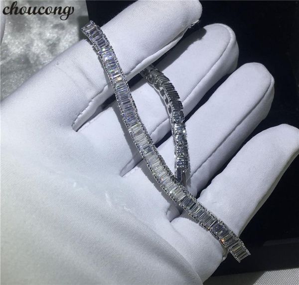 

choucong classic white gold filled vintage bracelets 5a zircon cz silver colors wedding bracelet for women fashion jewerly1280234, Golden;silver