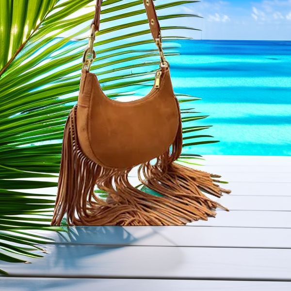 

luxury brand 2023 selling new portable shoulder bag designed by rs with tassels decoration made genuine leather of shipping