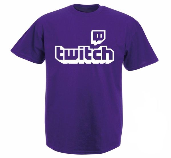 

twitch tv tshirt purple gaming gamer tee fathers day fan gifts short sleeve pride men women t shirt y190606011860759, White;black