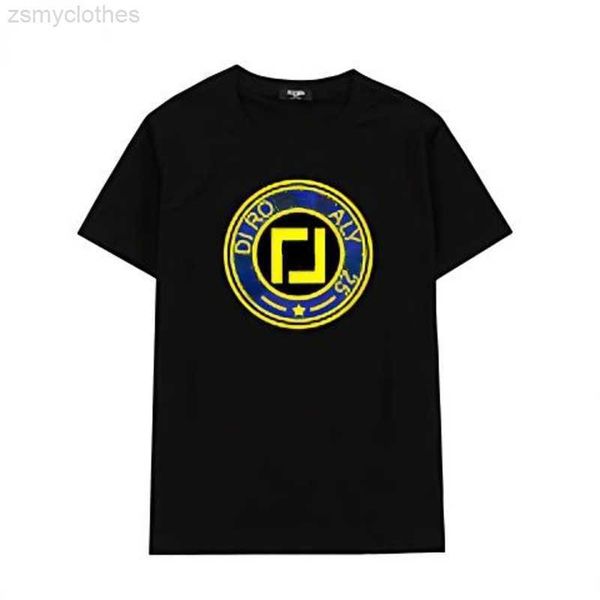 

men's t-shirts 23ss cotton t shirt men women sweatshirt mens round neck tee fen designer t shirts letter print tshirt mens plus size pu, White;black
