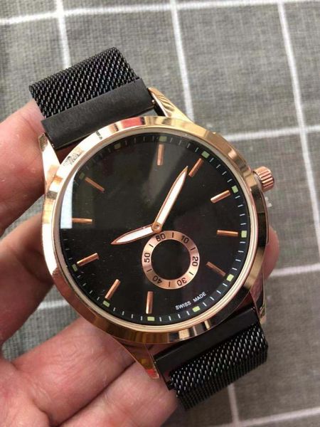 

all dials working automatic date men watches luxury fashion fabric band quartz movement clock leisure wrist watch travel, Slivery;golden