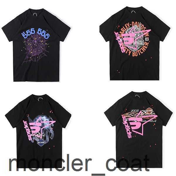 

designer t shirt kanyes style sp5der hoodie spider jumper european and american hiphop singers with the same paragraph couple mens womens sw, Black