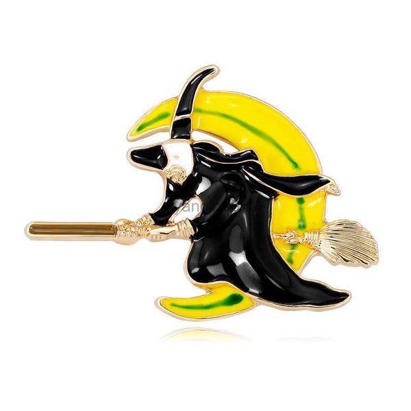 

pins brooches cindy xiang halloween witch brooch enamel pin hkd230807, Gray