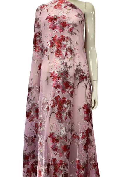 

5 yards tulle etched out fabric lace african ladies wedding formal bride dress evening textile sewing craft dentelle women dinner gown new a, Black;white