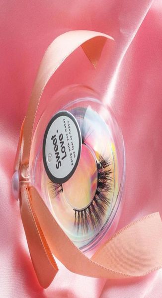 

whole eyelash packaging box colorful ribbon transparent lashes boxes empty candy case for 25mm lashes flash ball gift box2051404