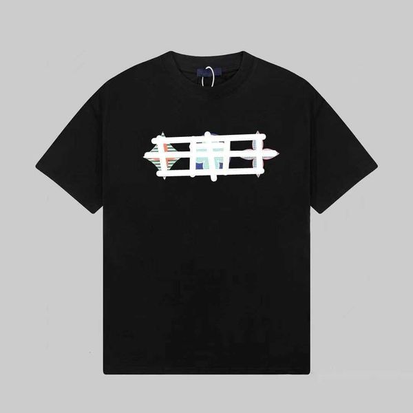 

2023 men's t-shirt france's latest spring/summer paris classic letter fashion hoodie and women's casual cotton t-shirtggg, White;black