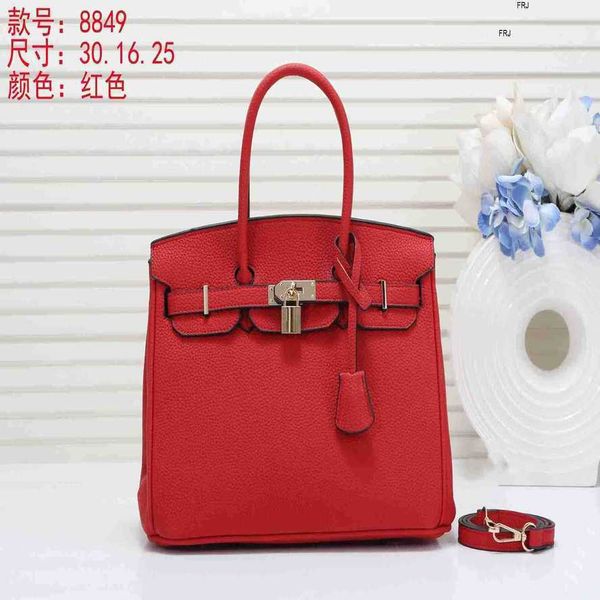 

designer handbags birkins h ermess bags fashion womens bag single shoulder oblique straddle handheld litchi pattern bag tote womens bag medi