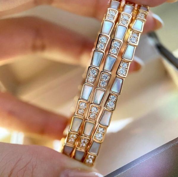

baojia natural white fritillaria shell 925 sterling silver plated 18k rose gold women039s bone seiko bracelet75472912078621, Golden;silver