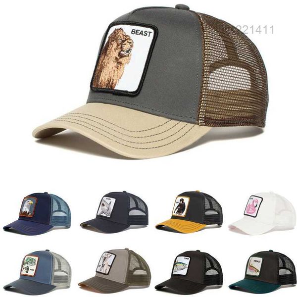 

ball fashion animal anime cotton baseball dad mesh hat dropball vp9b, Blue;gray